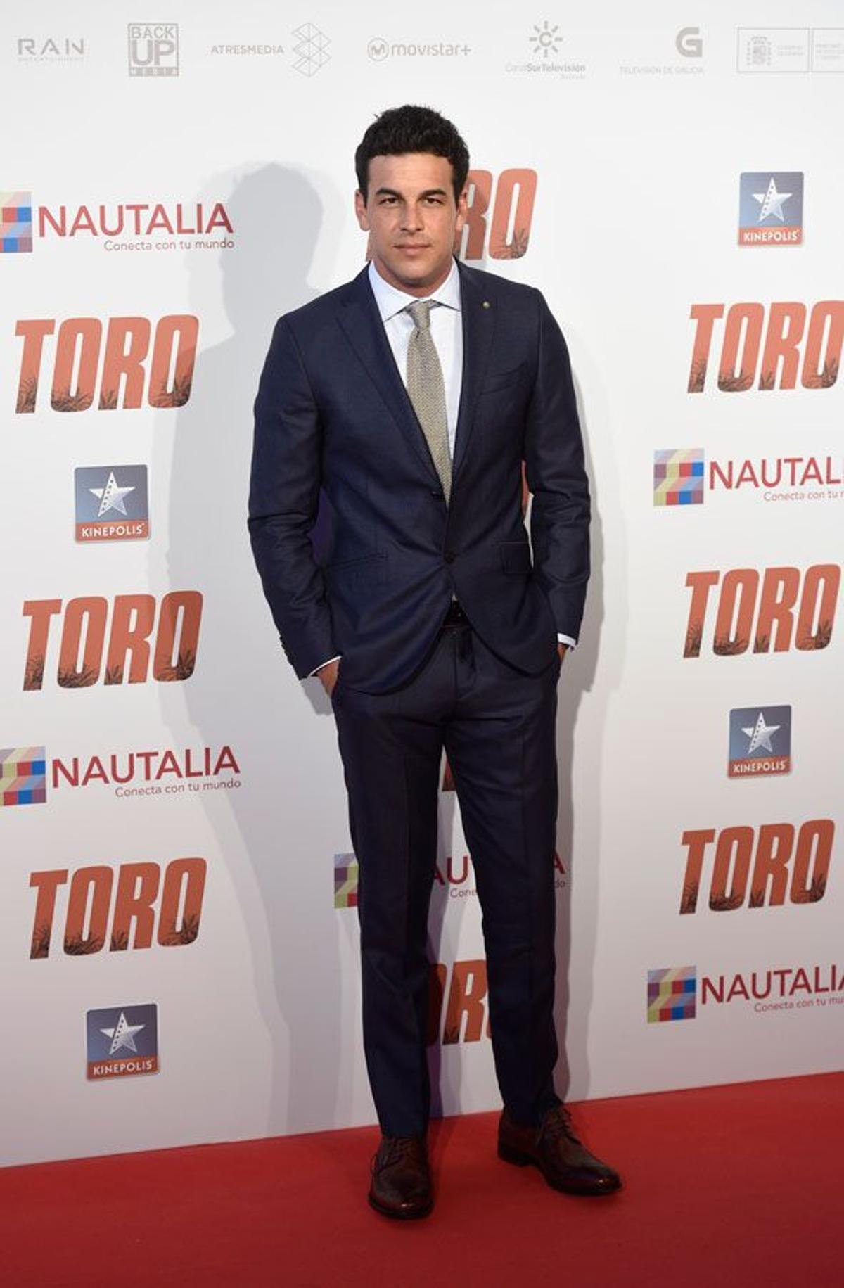 Mario Casas en el estreno de la película 'Toro'