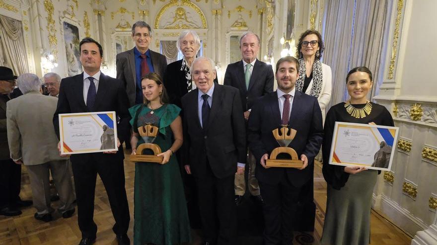Entrega de las distinciones en la primera edición de los premios Fernando Guanarteme