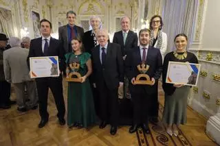 Entrega de las distinciones en la primera edición de los premios Fernando Guanarteme