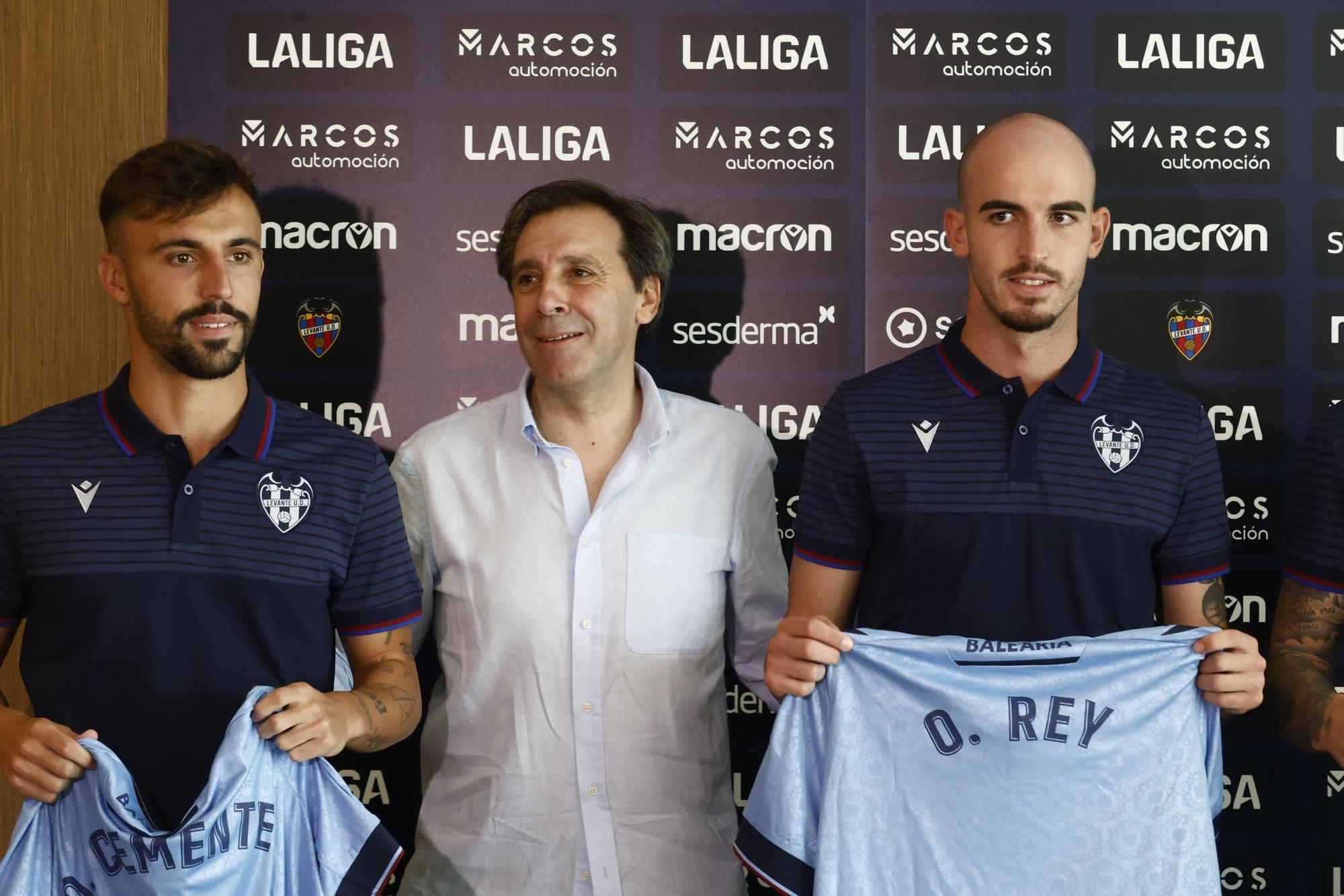 Así ha sido la presentación de los primeros cuatro fichajes del Levante UD