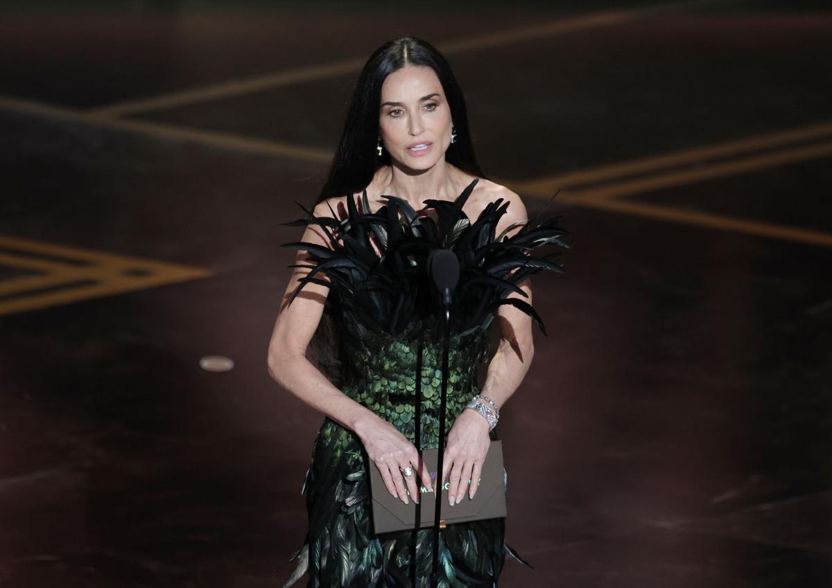 Demi Moore, durante la gala de los premios Oscar.