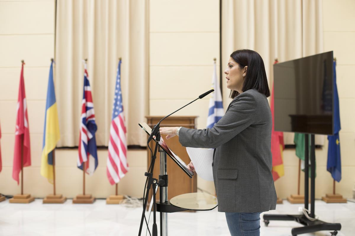 Noelia Losada, portavoz de Ciudadanos.