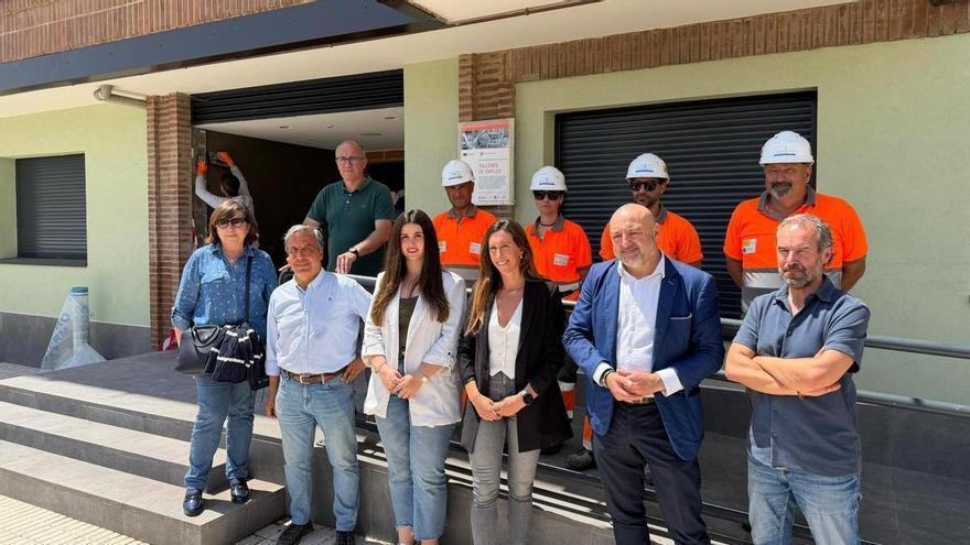 El proyecto para crear diez viviendas accesibles en La Camocha avanza con la conclusión de los trabajos exteriores