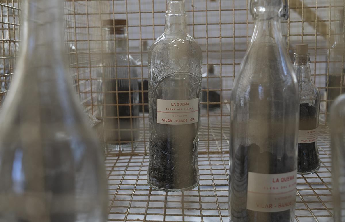 Obras de la exposición «La quema. Una retrospectiva de Elena del Rivero»