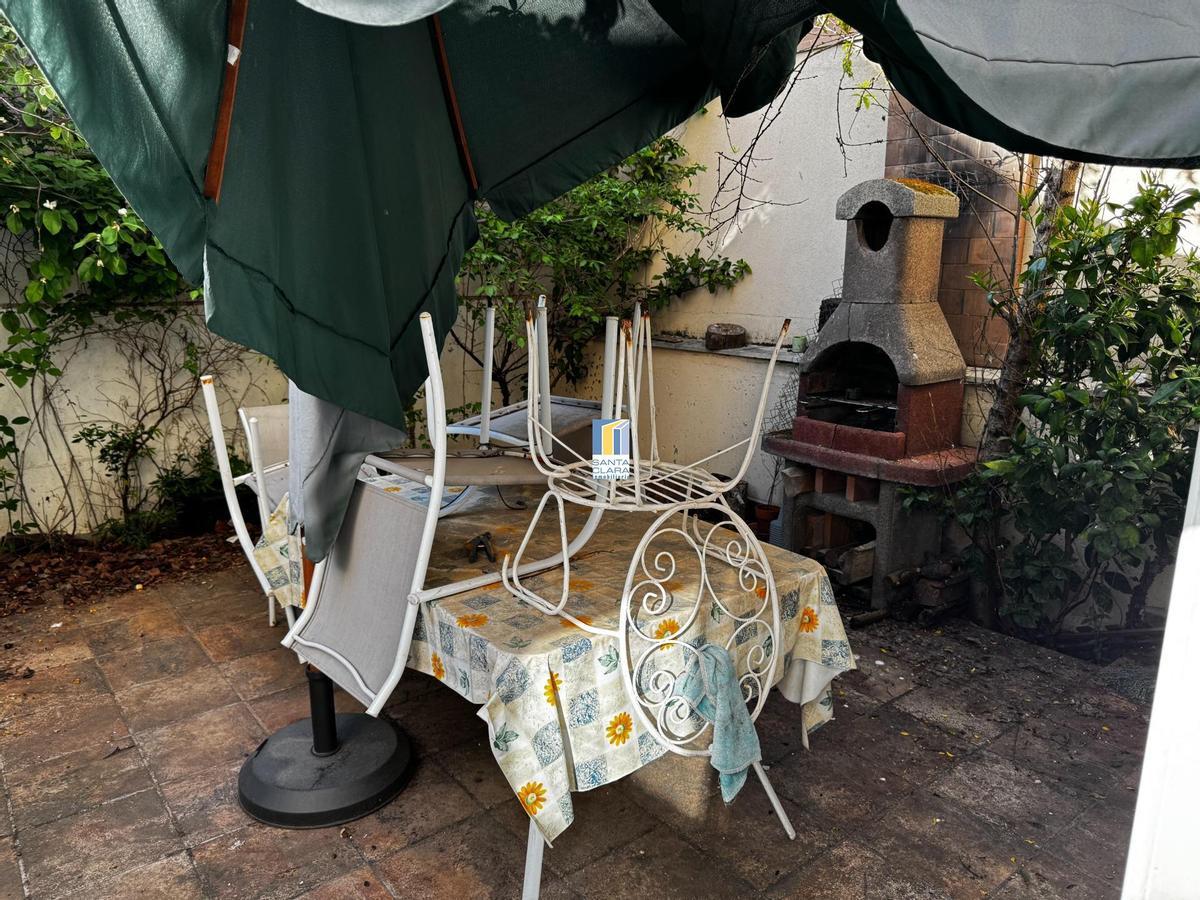 Terraza de la vivienda.