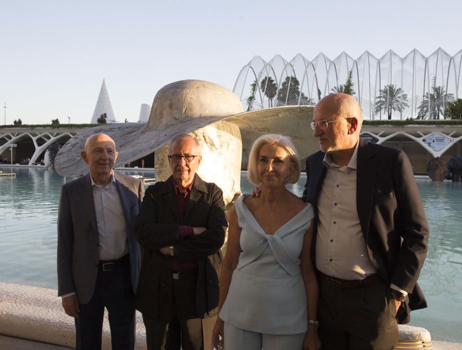 Presentación de las esculturas de Valdés en la Ciudad de las Artes y las Ciencias