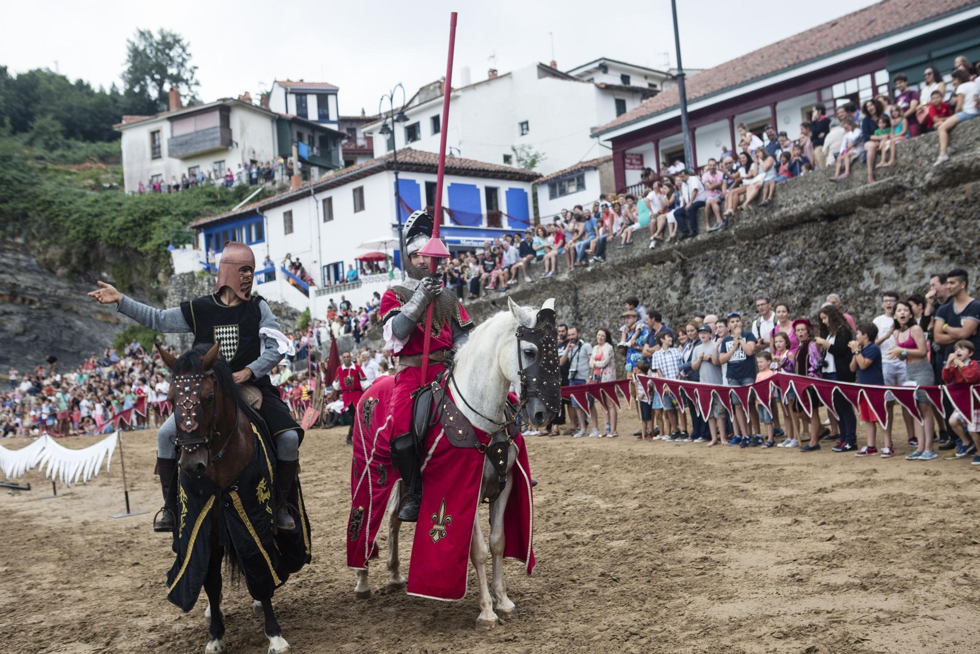 El desembarco de Carlos V en Tazones, así es la gran recreación histórica de Villaviciosa