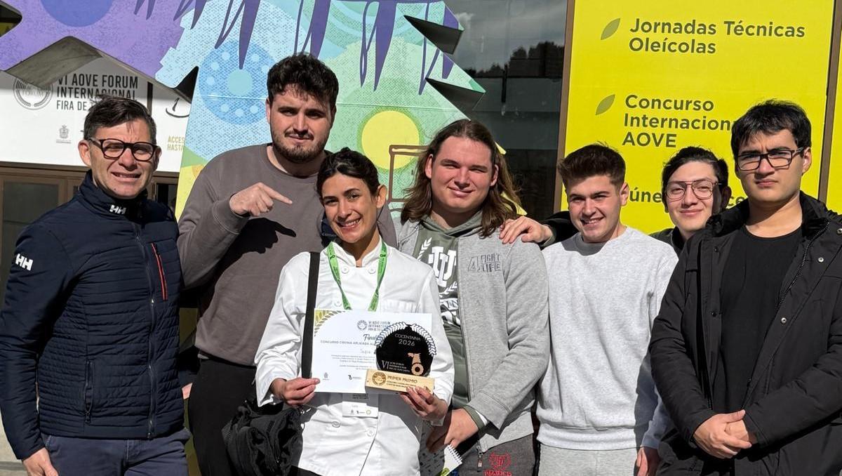 Sofía Guajardo, de Dénia, cocinó el mejor plato con aceite de oliva virgen extra