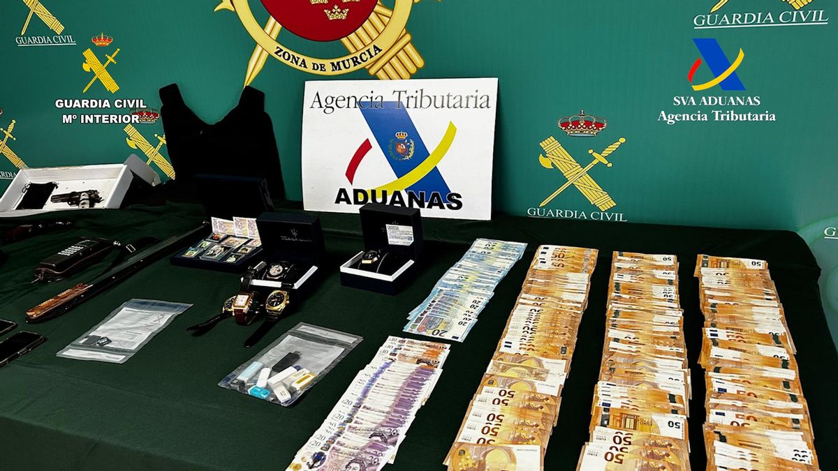 Material incautado en la operación 'Thor Cerriche'
