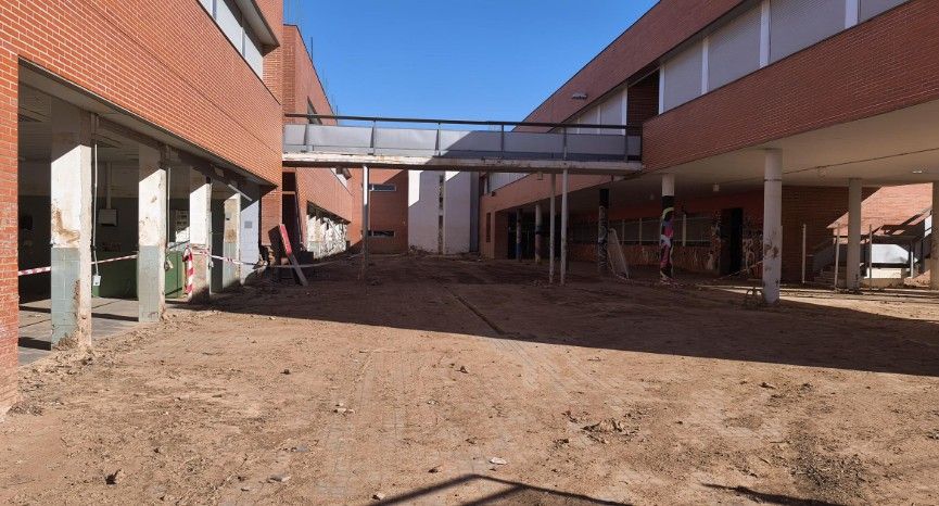 El IES de Utiel, 6 meses después de la dana