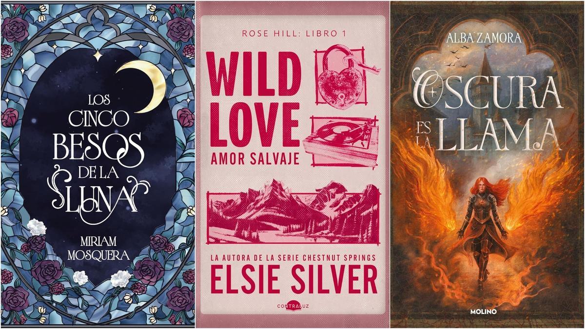 Novelas de Miriam Mosquera, Elsie Silver y Alba Zamora.
