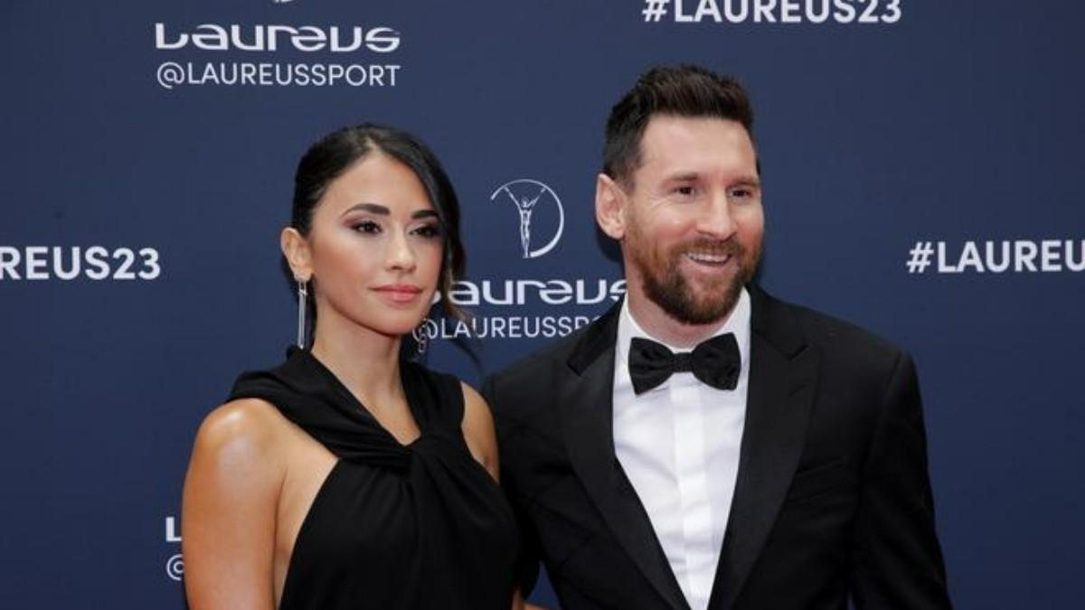 Así ha sido la llegada de Messi a los premios Laureus