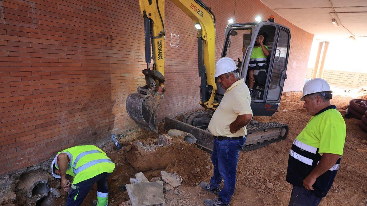 Obras en la estación de autobuses de Cartagena