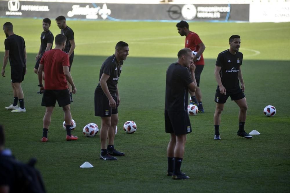 Entrenamiento del FC Cartagena en el Cartagonova (07/06/2019)