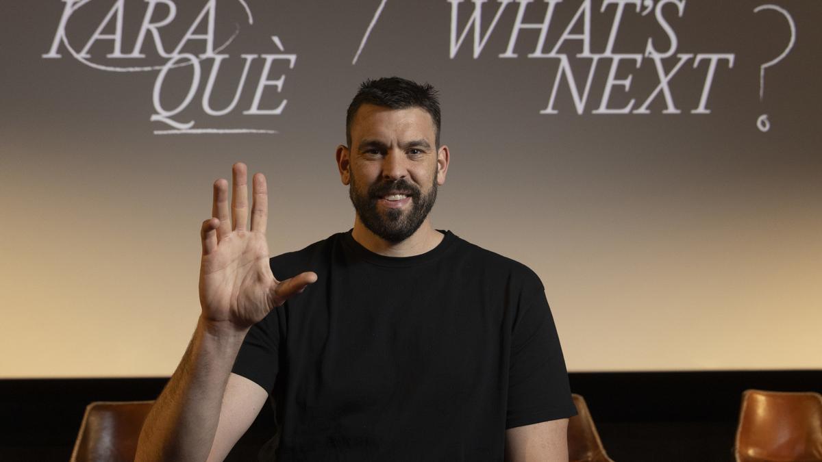 El jugador de baloncesto Marc Gasol en el evento de despedida a su carrera profesional