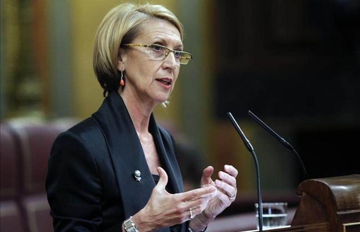 La portavoz de UPD en el Congreso, Rosa Díez, el pasado 13 de junio, en una sesión de control al Gobierno. AGUSTÍN CATALÁN La portavoz de UPD en el Congreso, Rosa Díez, el pasado 13 de junio, en una sesión de control al Gobierno. AGUSTÍN CATALÁN