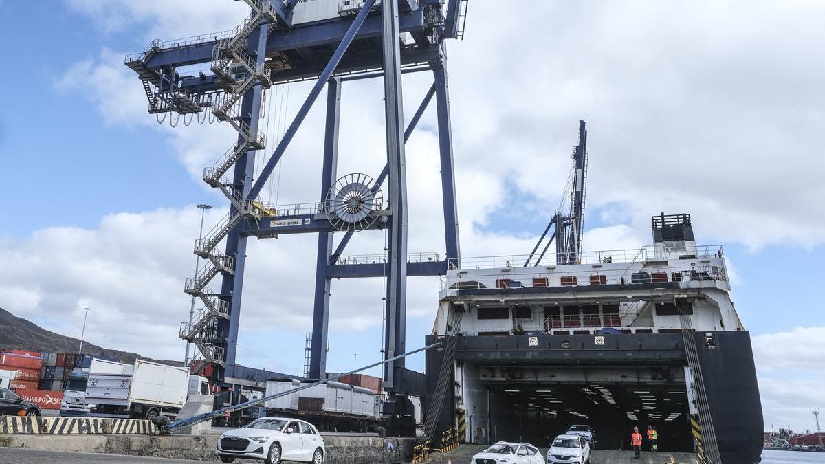 El Puerto de Las Palmas impulsa una segunda rampa ante el aumento de la carga rodada