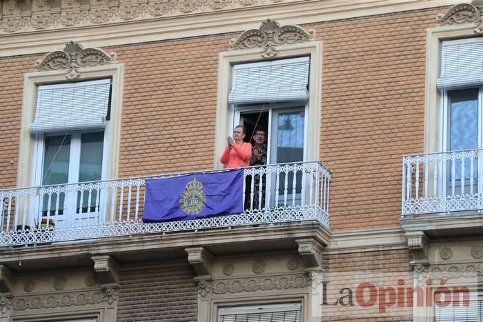 Viernes de dolores: Aplausos y salves a la patrona en Cartagena durante el confinamiento