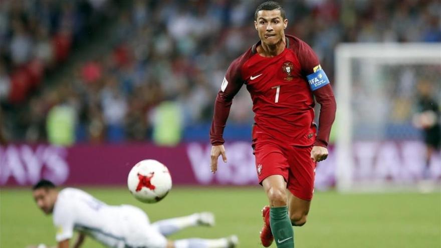 La agonía de Cristiano Ronaldo contra España