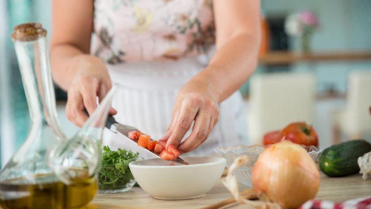 Preparación de las variedades del gazpacho.