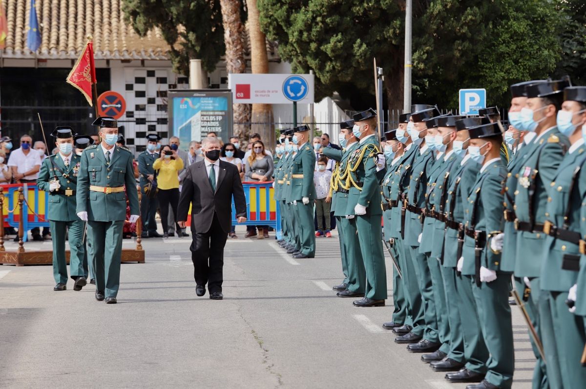 La Guardia Civil honra a su patrona en Murcia