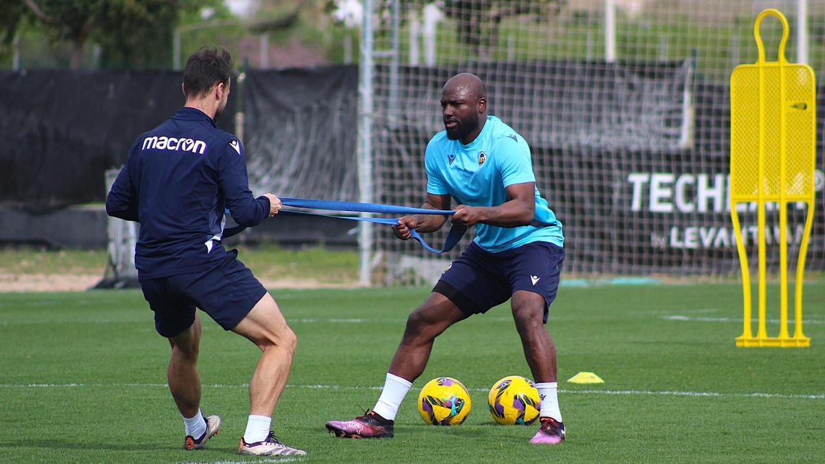 Willems en un entrenamiento del Castellón.