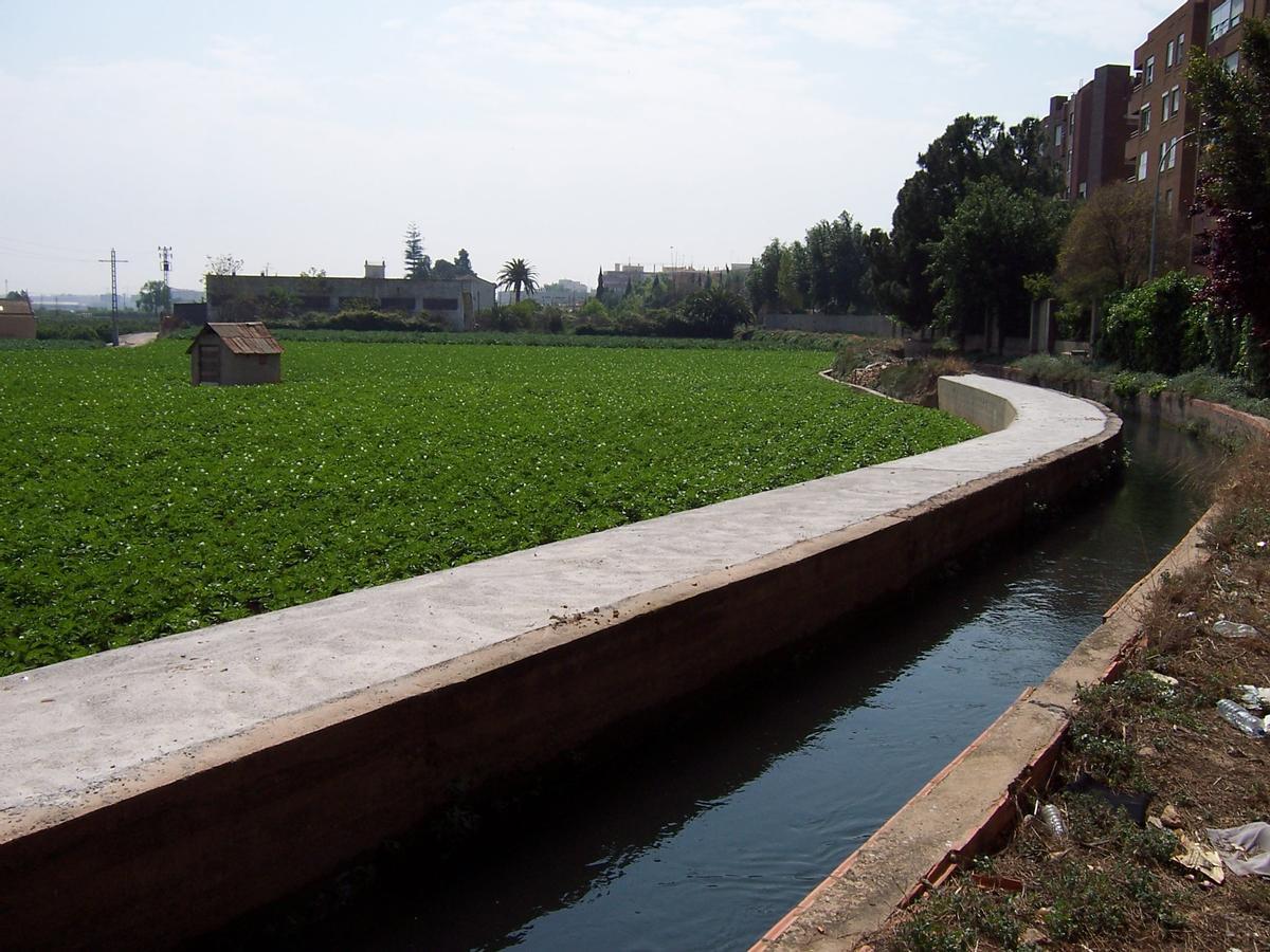 Acequia Real de Moncada, en Burjassot.