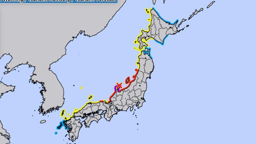 Terratrèmols de fins a 7,6 graus sacsegen el Japó i obliguen a activar l&#039;alerta de tsunami més gran des del 2011