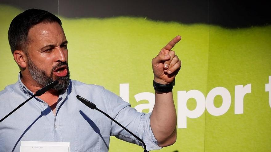 Santiago Abascal, presidente de Vox.