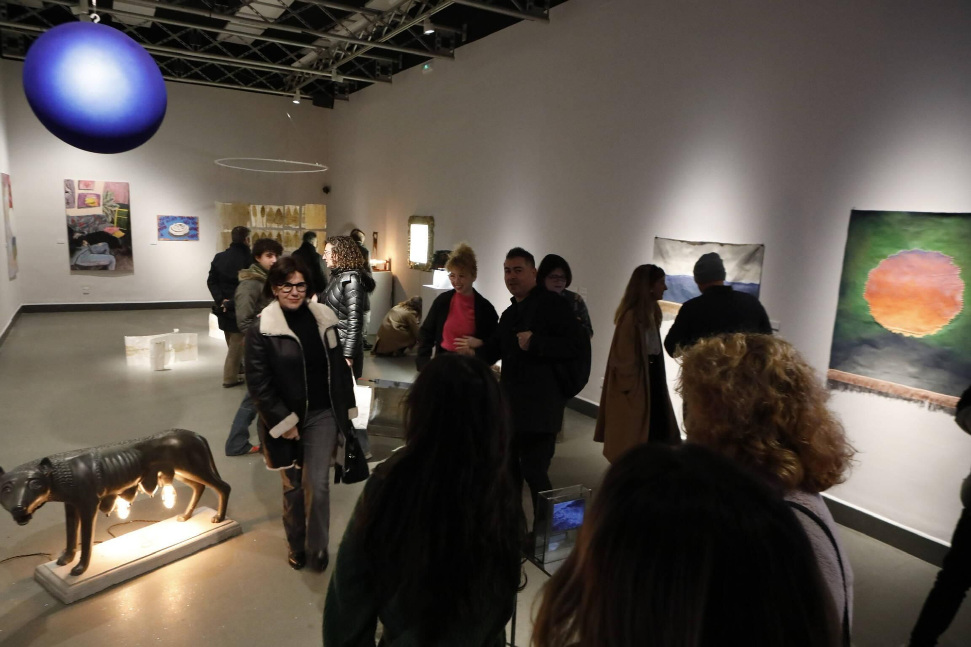 La presentación de la Muestra de Artes Plásticas en el Antiguo Instituto, en imágenes