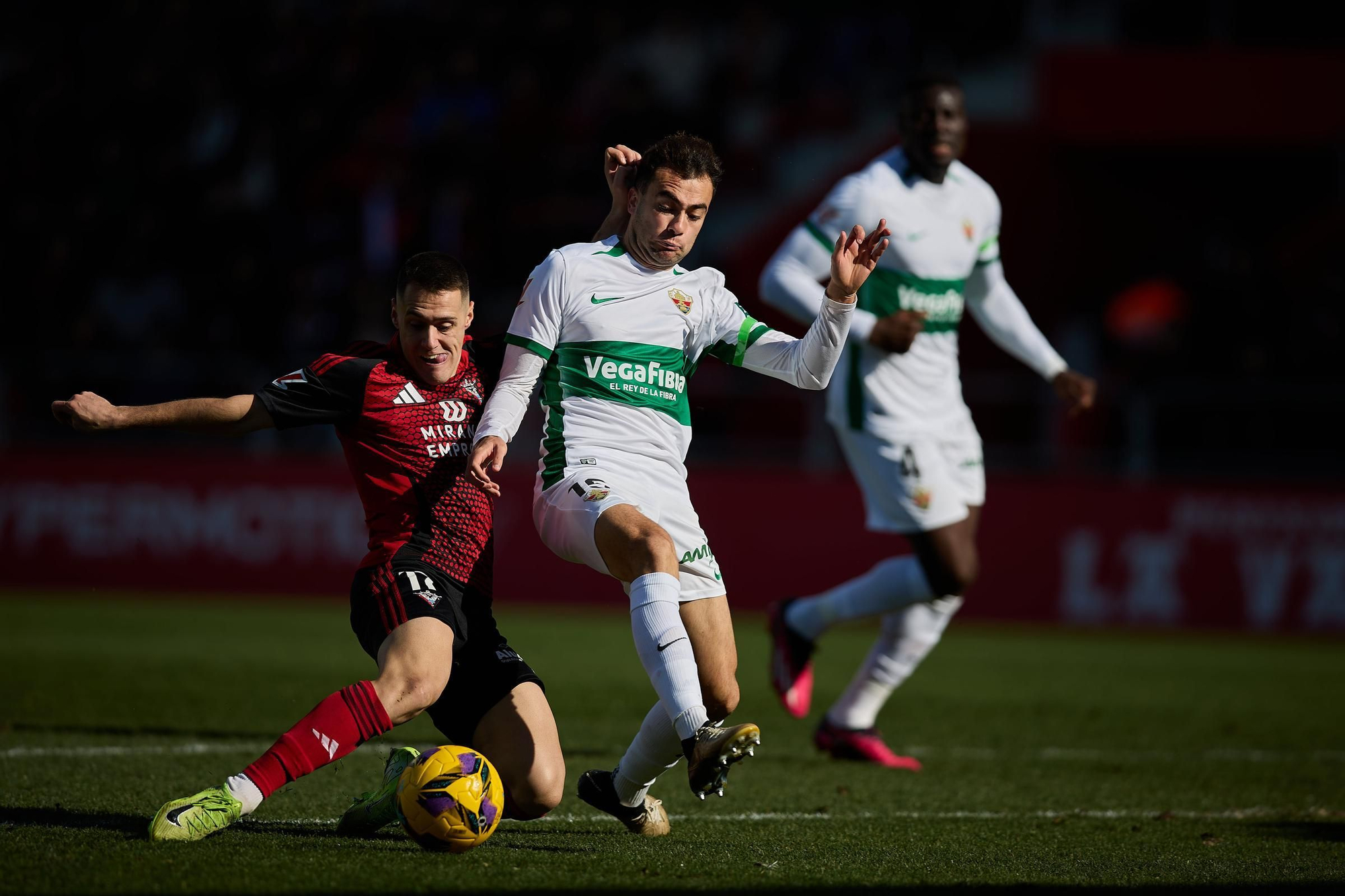 Las mejores imágenes del partido Mirandés - Elche CF