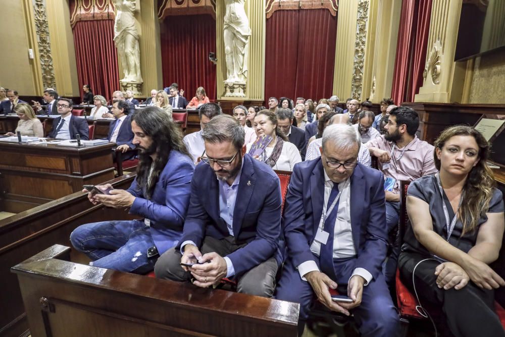 Pleno del Parlament constitución de la nueva mesa