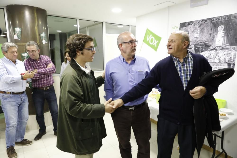 Noche electoral de Vox en Asturias