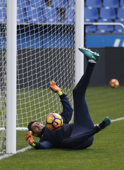 El Dépor prueba el césped de Riazor