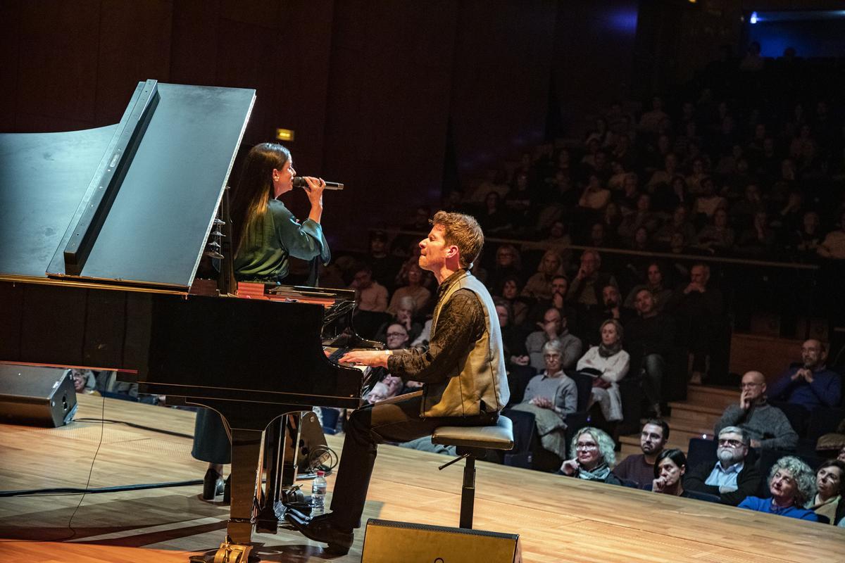 Lina y Marco Mezquida presentaron su primer disco a dúo 'O Fado' este viernes en el Conservatori Liceu