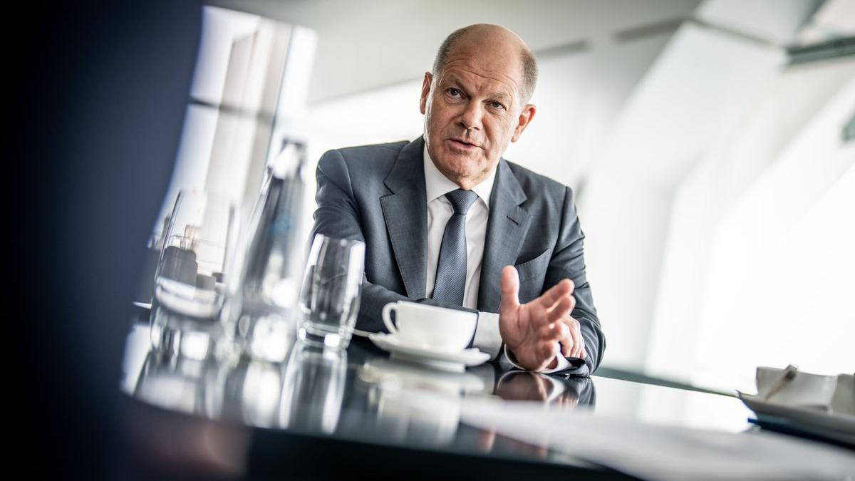 El canciller alemán, Olaf Scholz.