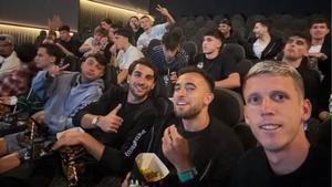 Los jugadores del Barça en el cine
