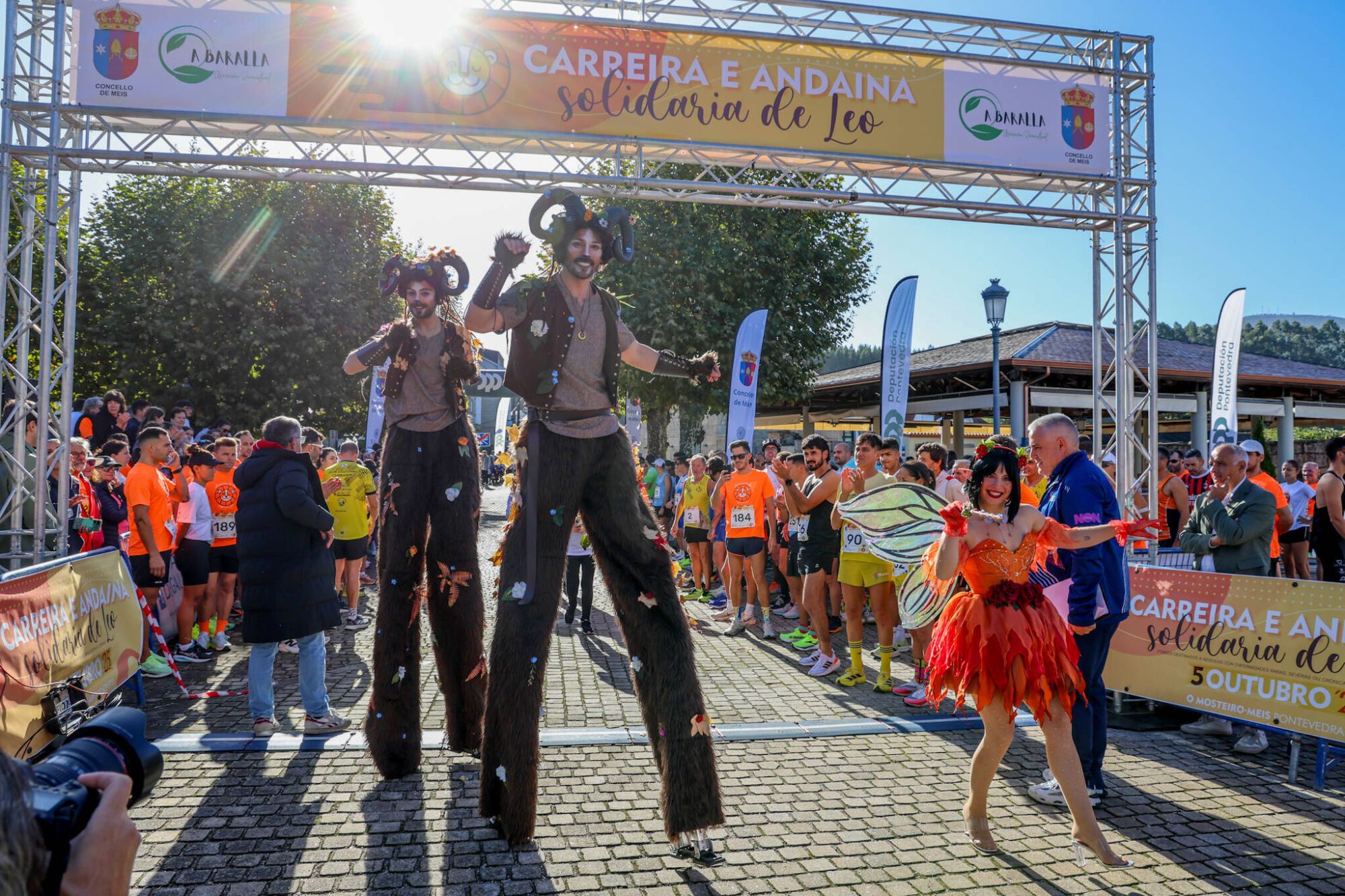 Andaina y carrera solidaria por niños como Leo Diz