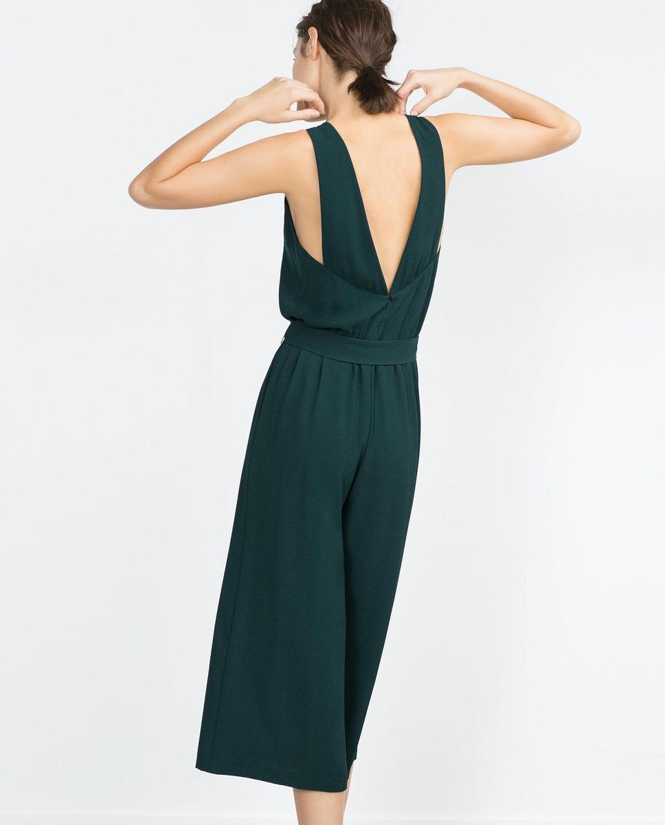 Rebajas Zara 2016, mono verde (25,99€)