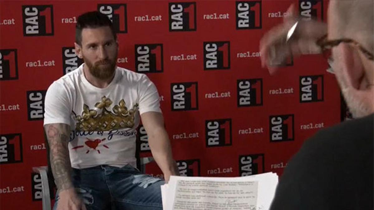 Messi:Mi idea y la de mi familia es acabar en Barcelona