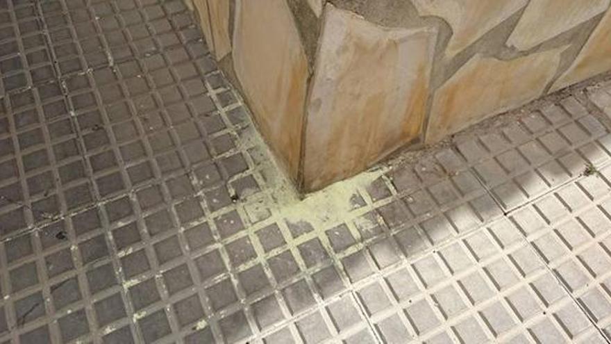 Vertido de azufre en Antequera