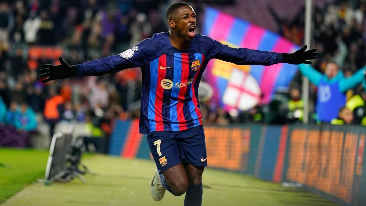 Dembélé volvió a jugar en el Barça-Betis de la Liga 2022/23