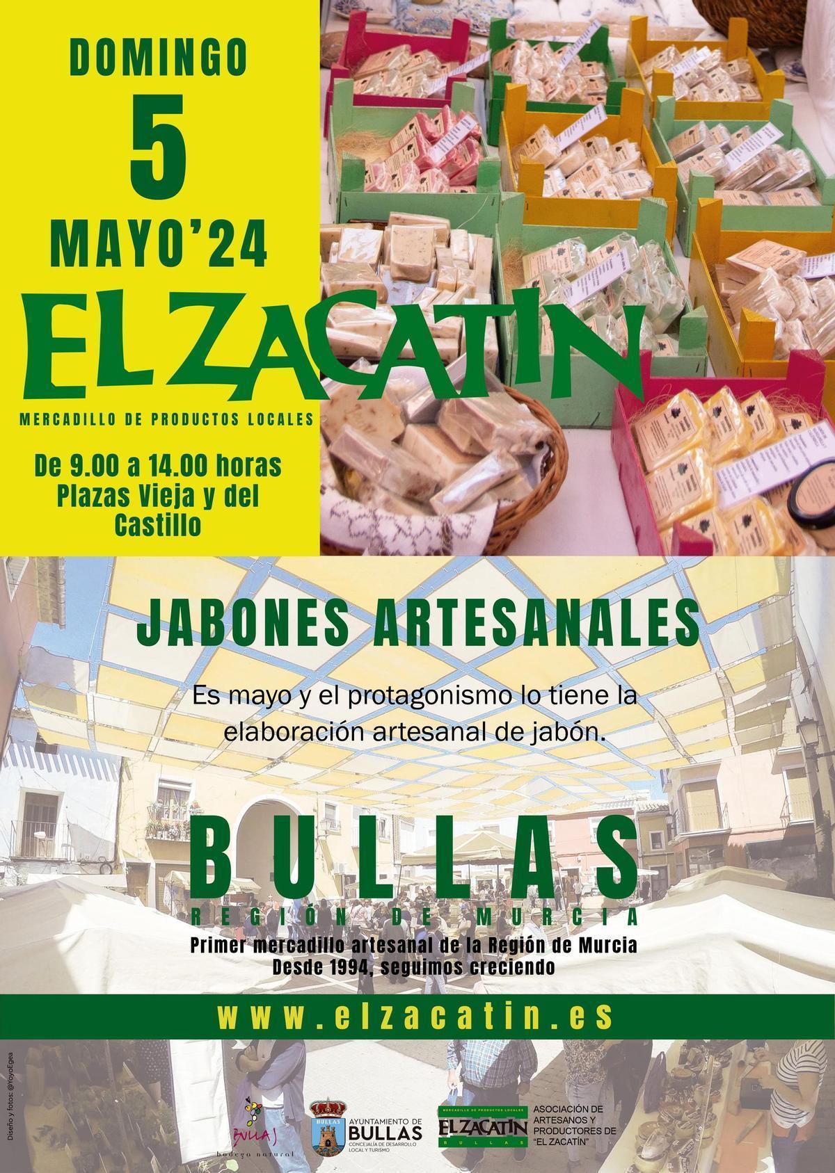 Mercadillo de El Zacatín en Bullas.