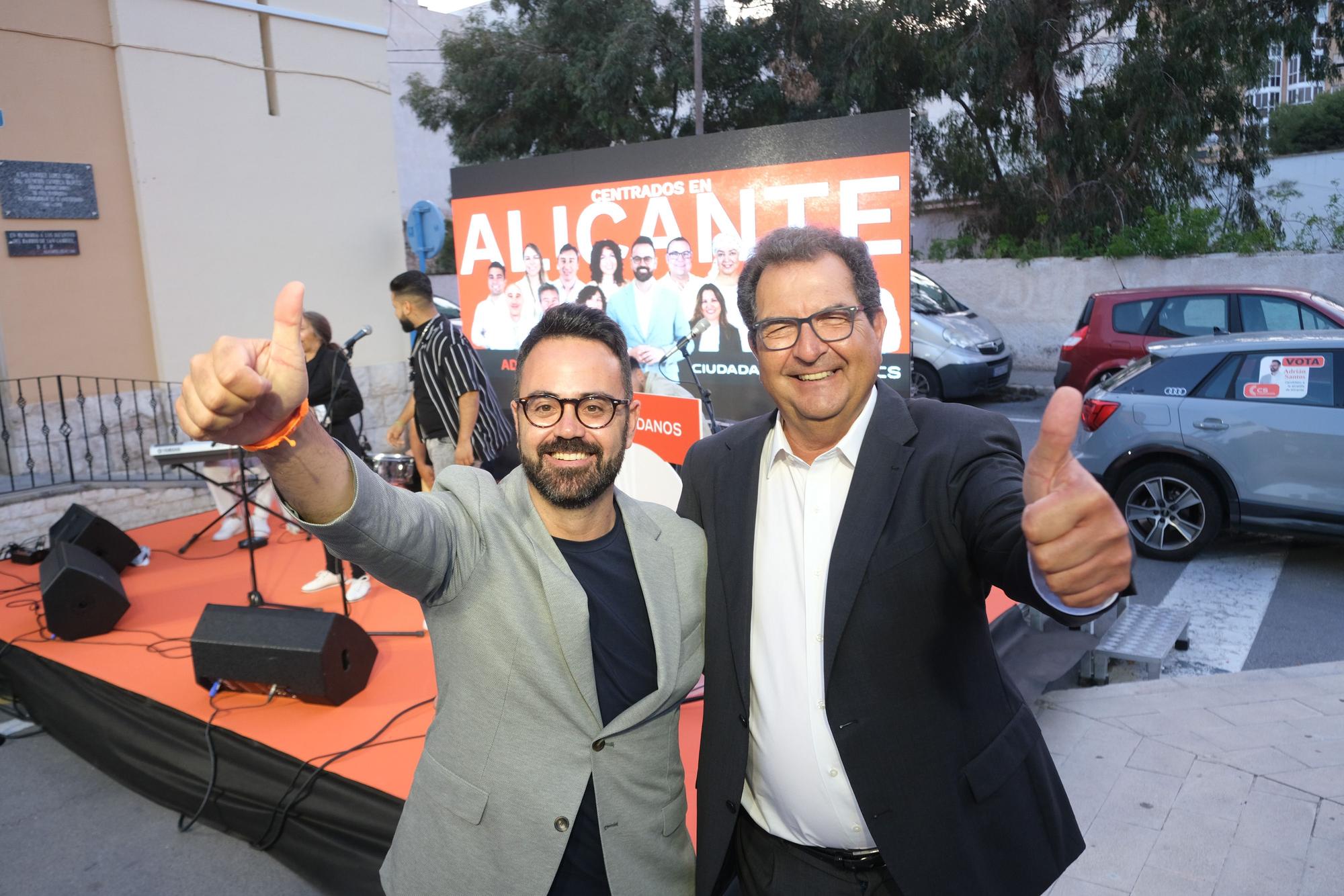 Así ha sido el acto de cierre de campaña de Ciudadanos Alicante