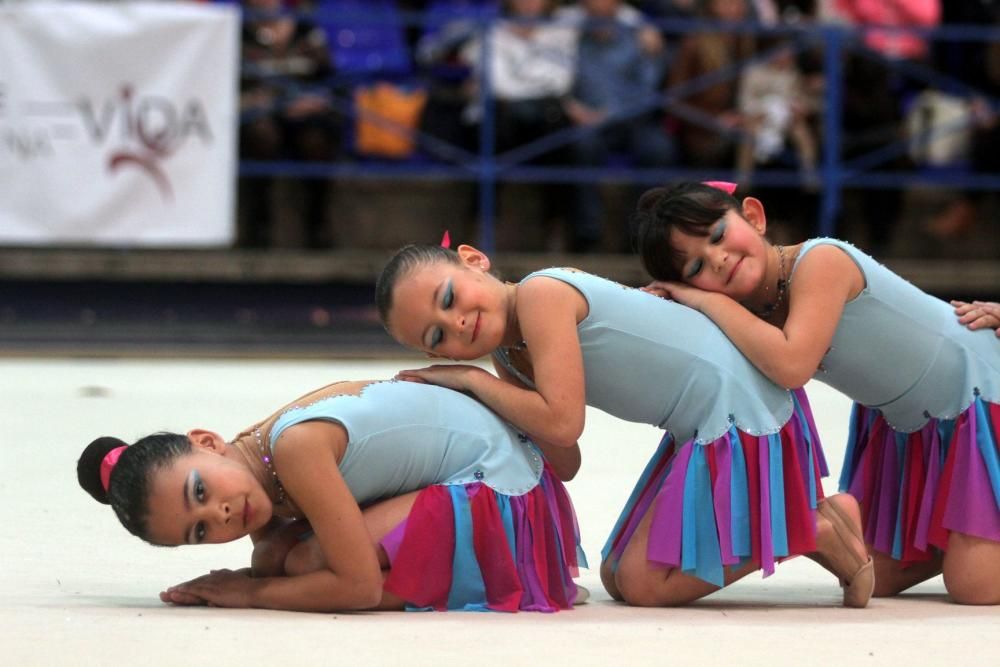 Cartagena celebra la primera jornada de la competición escolar de gimnasia rítmica con más de 1.000 participantes