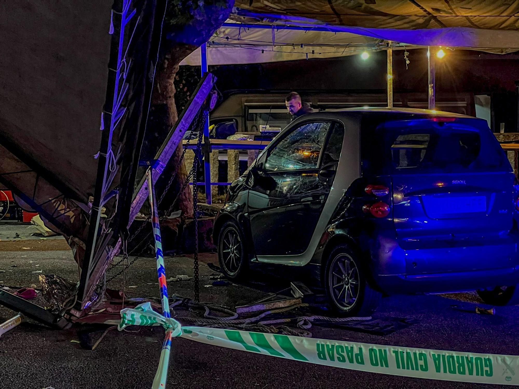 Atropello múltiple en Vilanova de Arousa: 18 personas necesitaron atención sanitaria