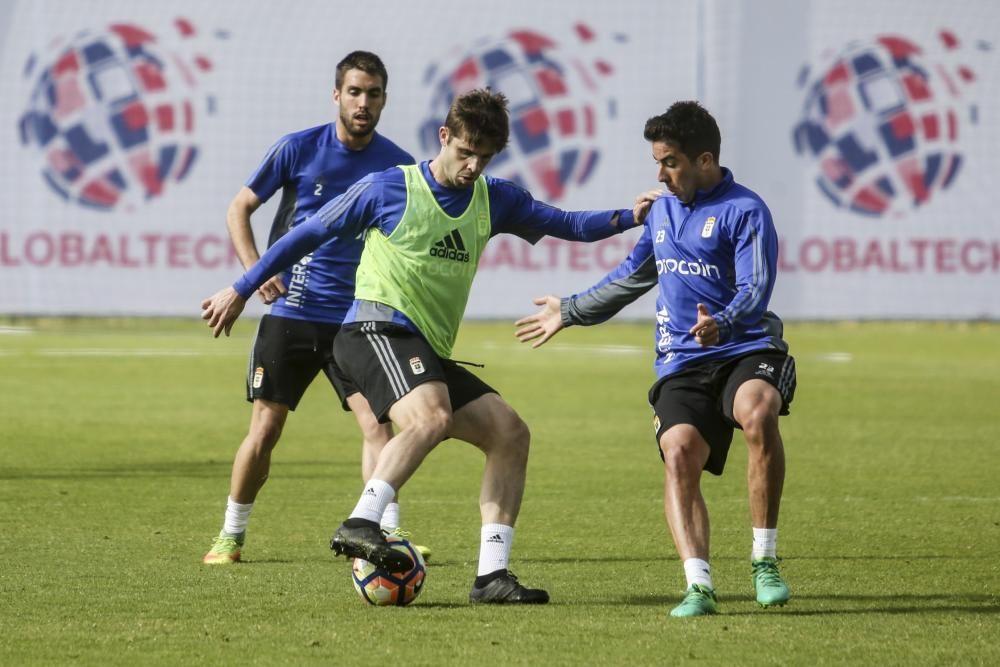 Entrenamiento del Real Oviedo 18/04/2017