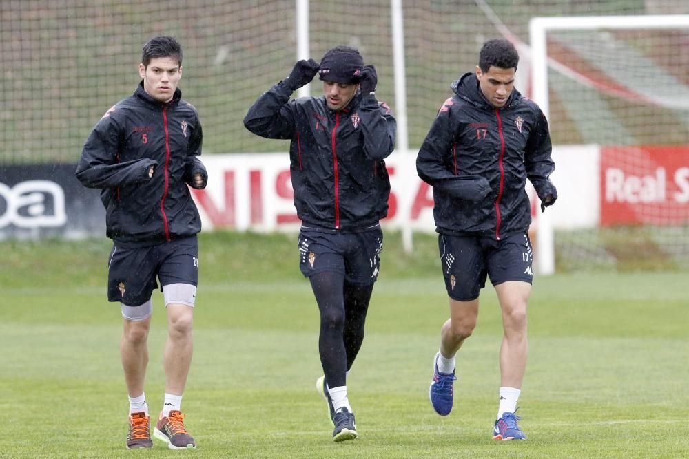 Entrenamiento del Sporting