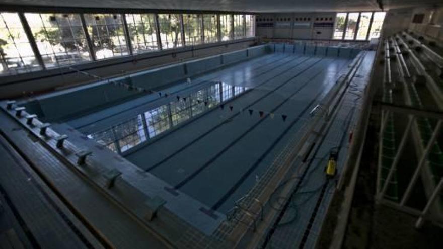 Esperanza Lag La piscina del pabellón se vacía por mantenimiento