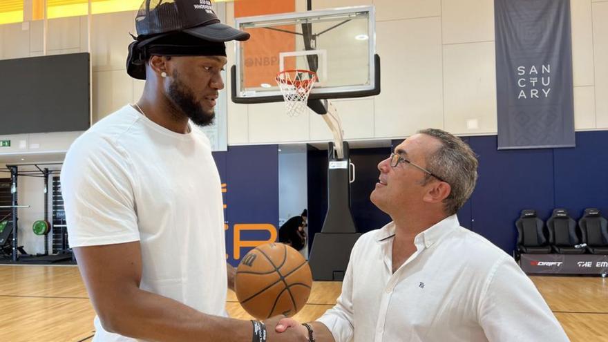 Jaylen Brown y Domas Sabonis, en las NBPA